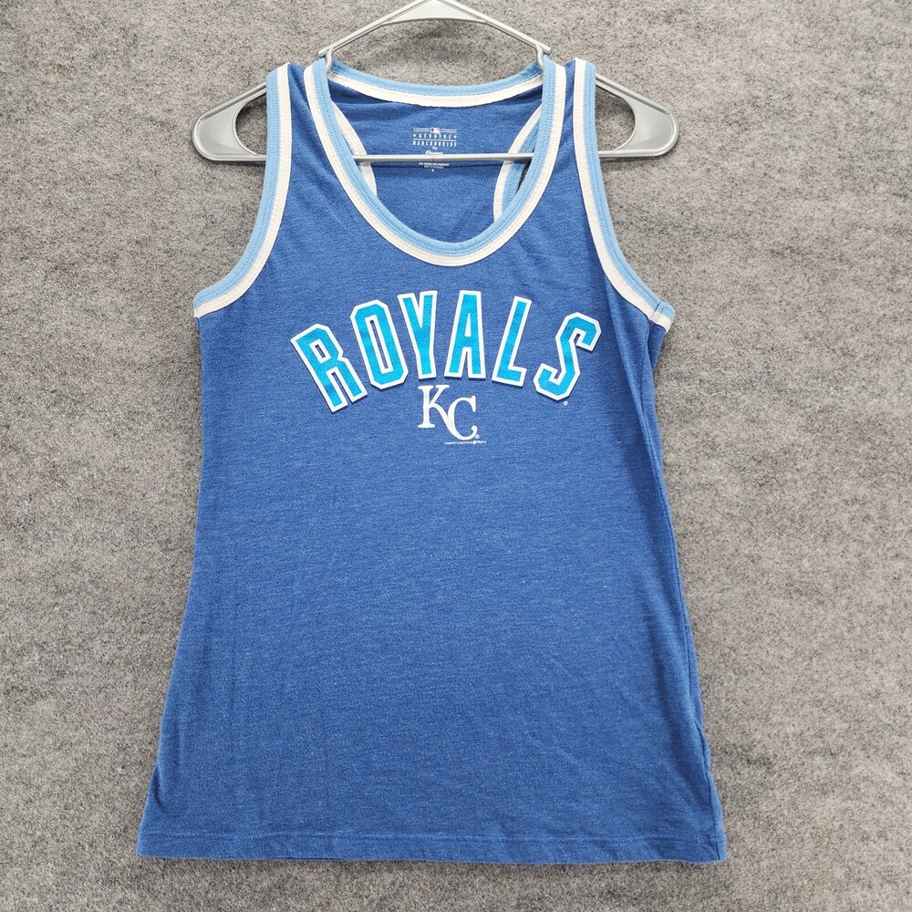 Kansas City Royals Tank Top Womens Small Campus Lifestyle MLB Gray